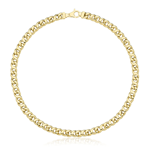 Gold Hollow Necklet