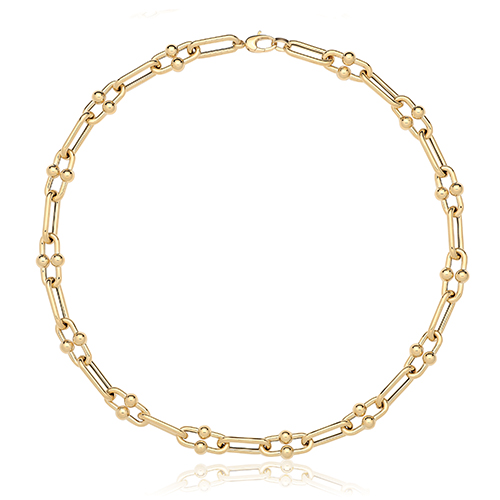 Gold Hollow Necklet