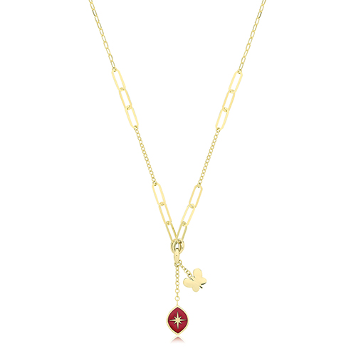 North Star And Butterfly Necklet