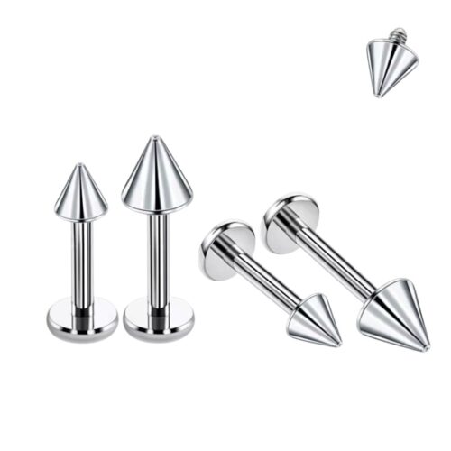 Silver Spike Labret Flatback