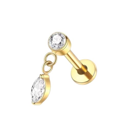 CZ Marquis Drop Labret
