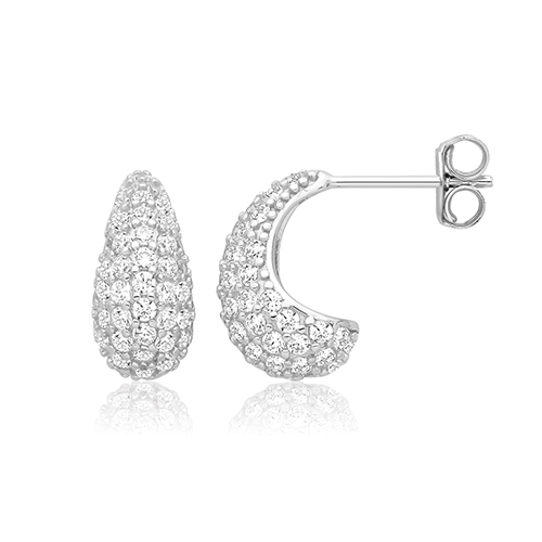 Hoop Stud Earrings