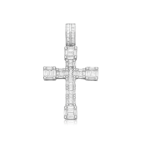 CZ Cross Pendant