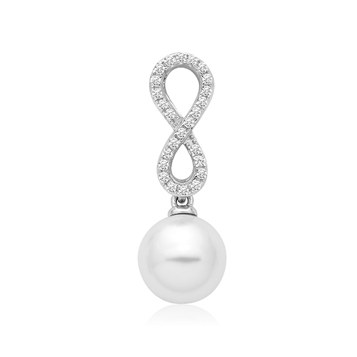 Infinity Pearl Pendant