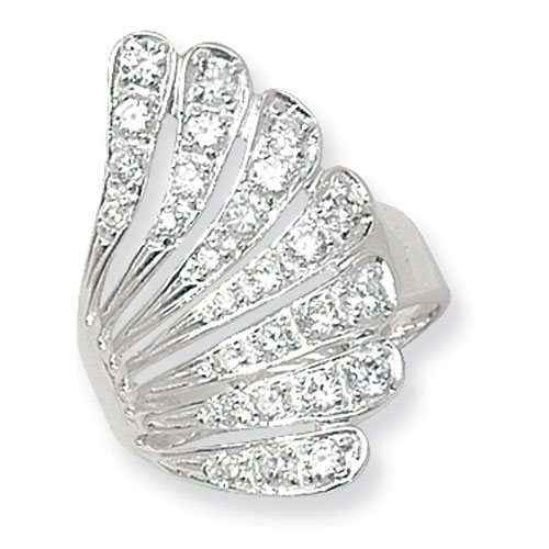 CZ Fan Ring