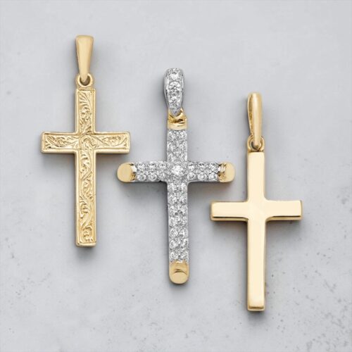 9ct Gold Cross Pendant