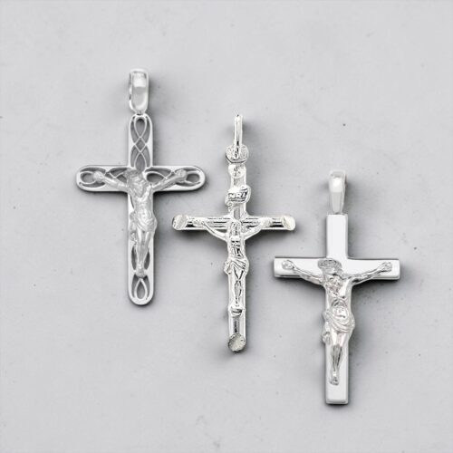 925 Silver Crucifix Pendant