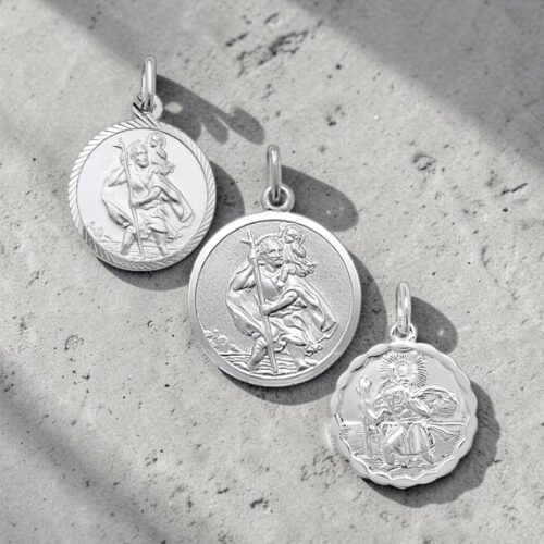 925 Silver St Christophers Pendant
