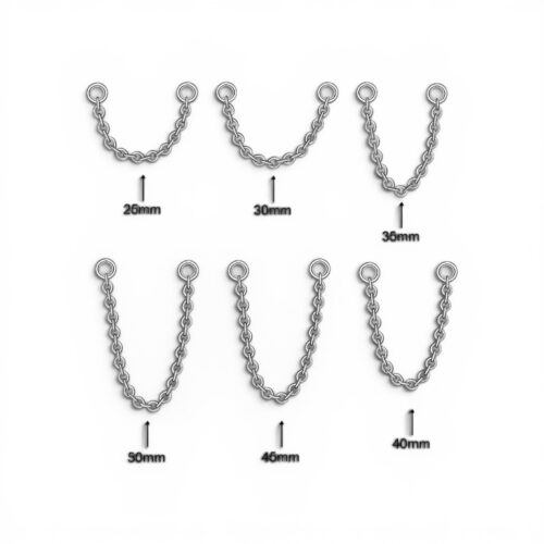 Silver Chain For Earrings
