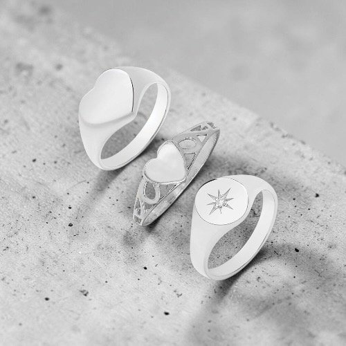 925 Sterling Silver Signet Ring