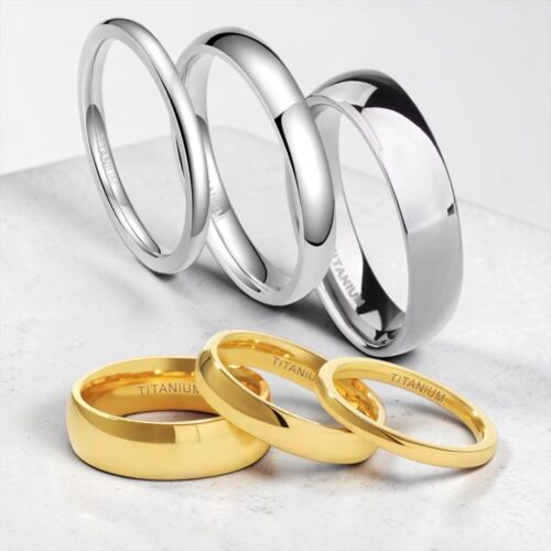 Titanium Grade 23 Wedding Ring