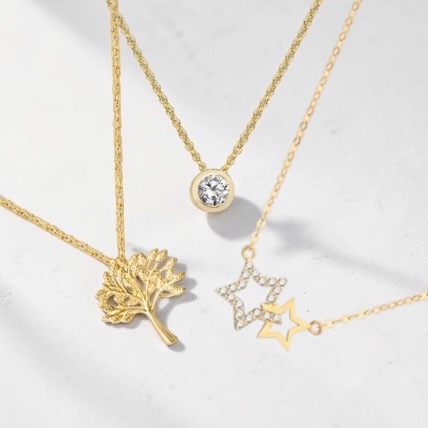 9ct Gold Necklaces