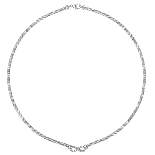 Mesh CZ Set Necklet Necklace