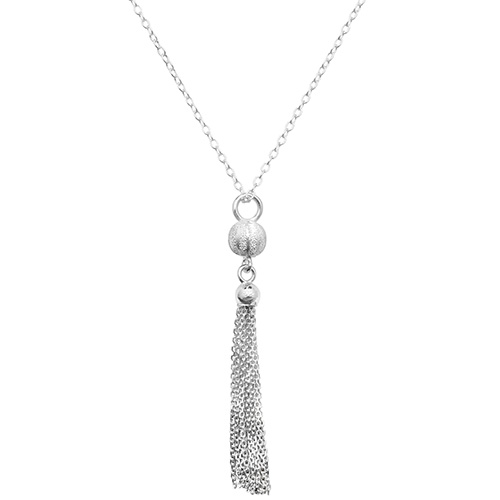 Tassel Pendant On Chain Necklace