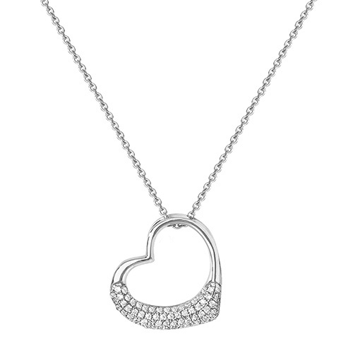 Heart Pendant On Chain Necklace