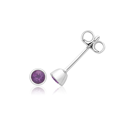 Solitaire Stud Earrings