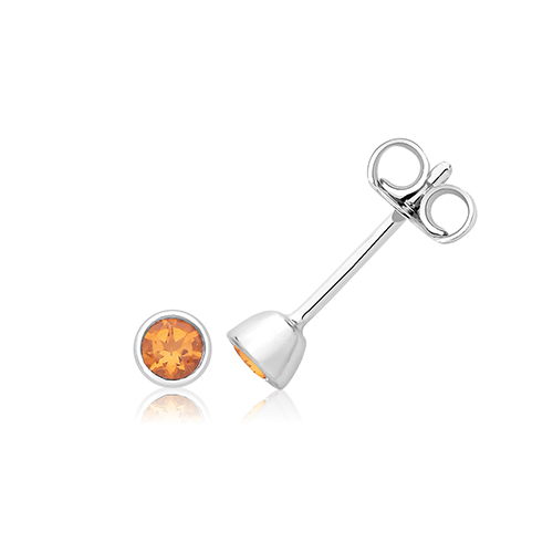 Solitaire Stud Earrings