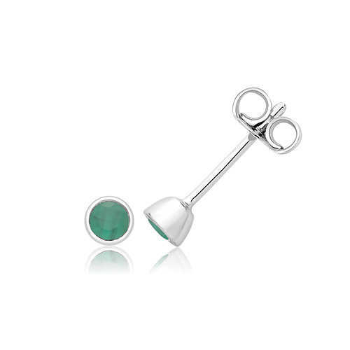 Solitaire Stud Earrings