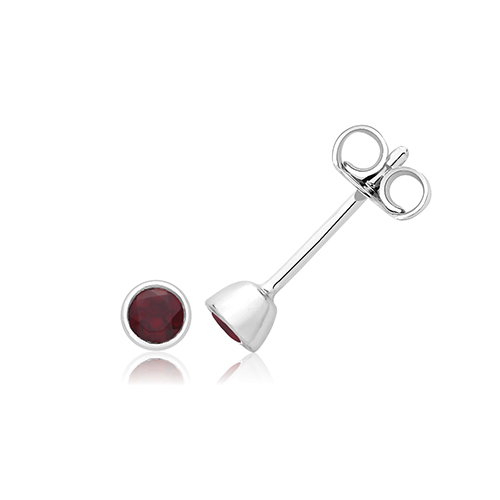 Solitaire Stud Earrings