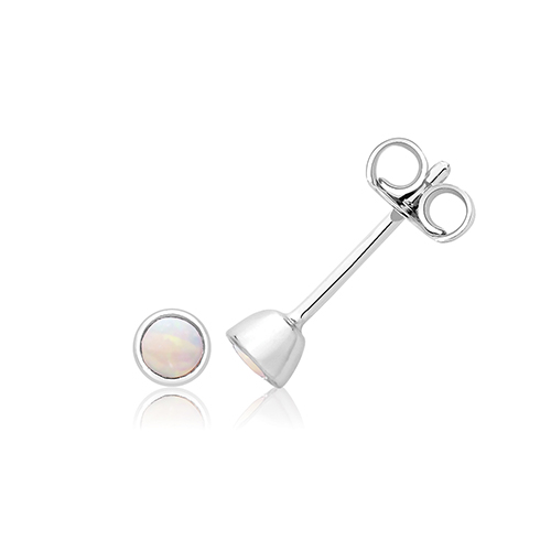 Solitaire Stud Earrings