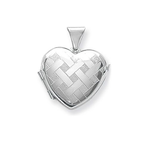 Silver Heart Shaped Locket