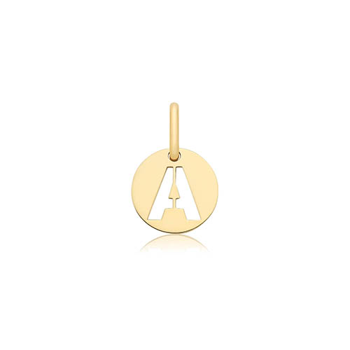 Cut Out Initial A Pendant