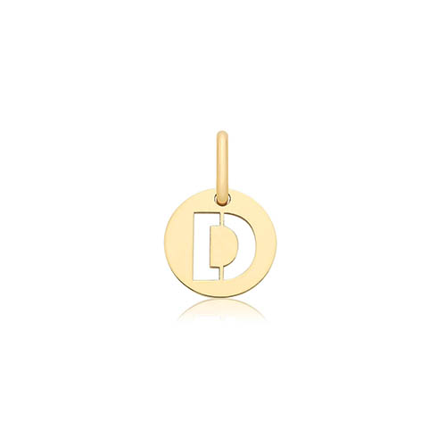 Cut Out Initial D Pendant