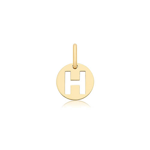 Cut Out Initial H Pendant