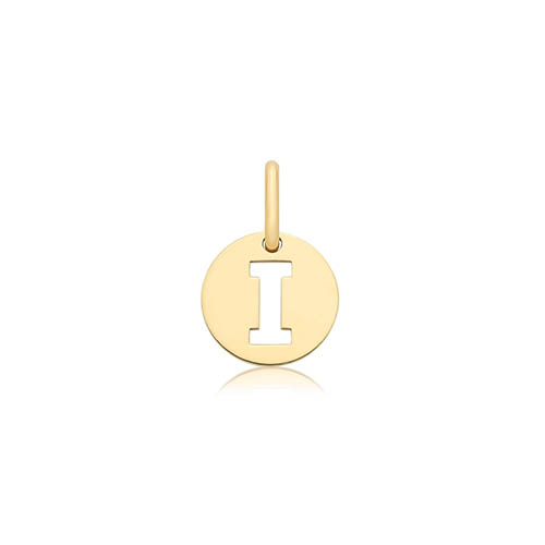 Cut Out Initial I Pendant