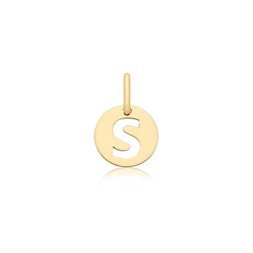 Cut Out Initial S Pendant