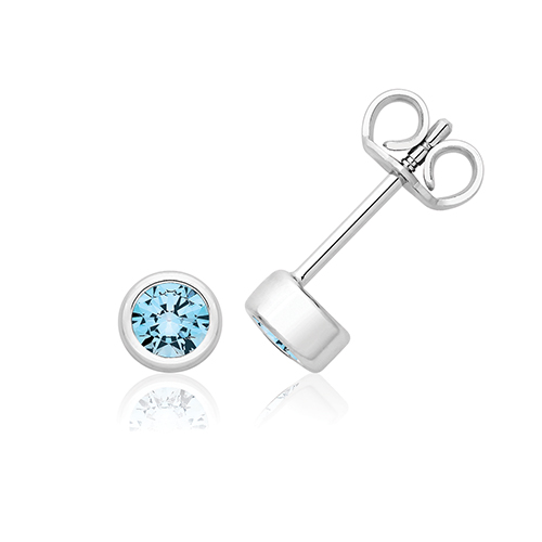 Aquamarine Stud