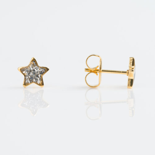 Star Glitter Stud Earrings