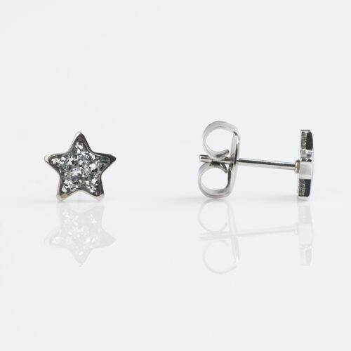 Star Glitter Stud Earring
