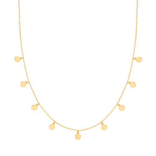 Disc Charms Necklace