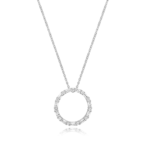 CZ Circle Necklace