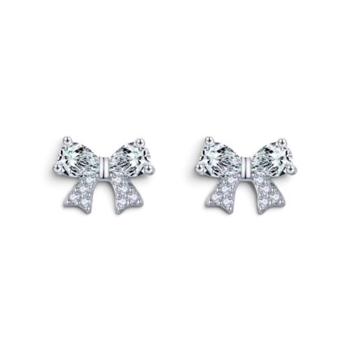 Cz Bow Earrings