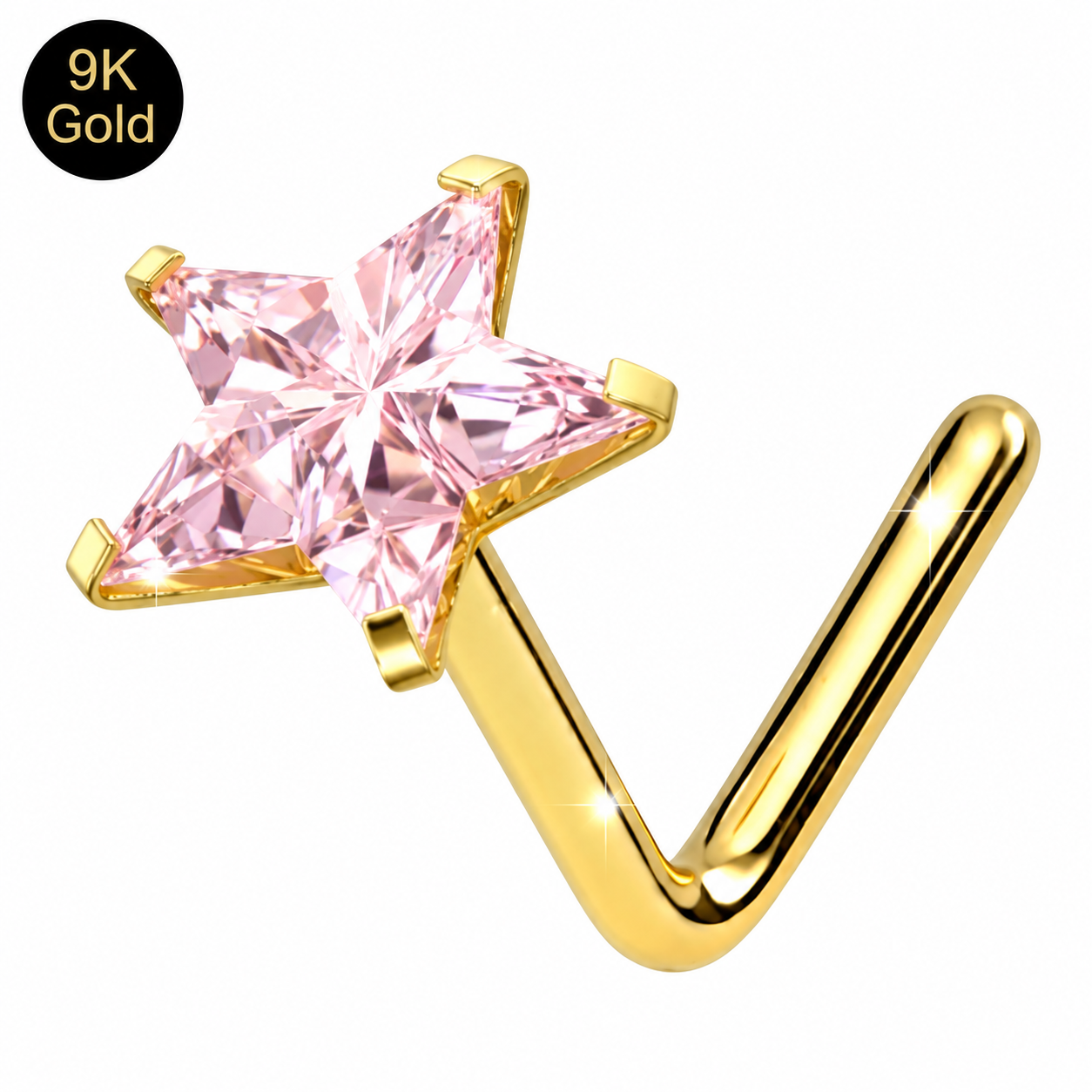 Star CZ Nose Stud