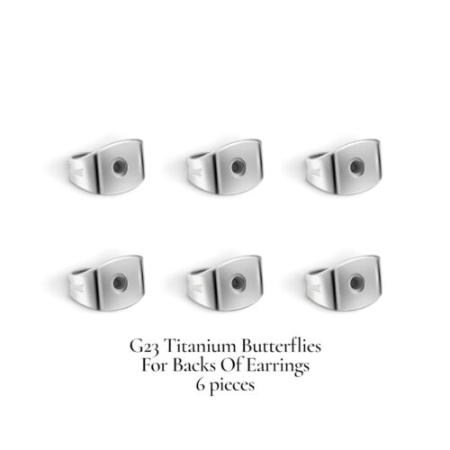 Titanium Butterfly Earring Backs