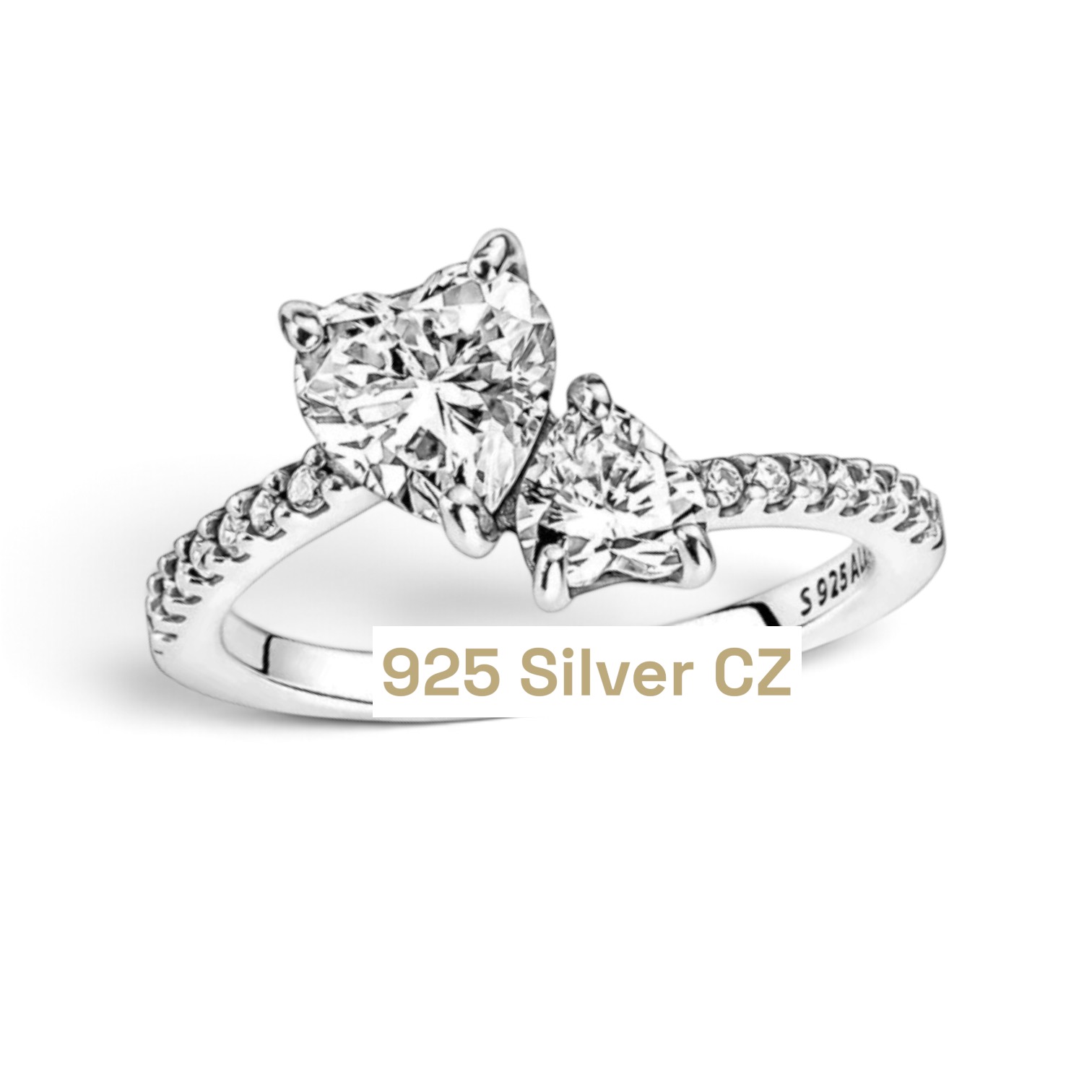 Double Heart Ring