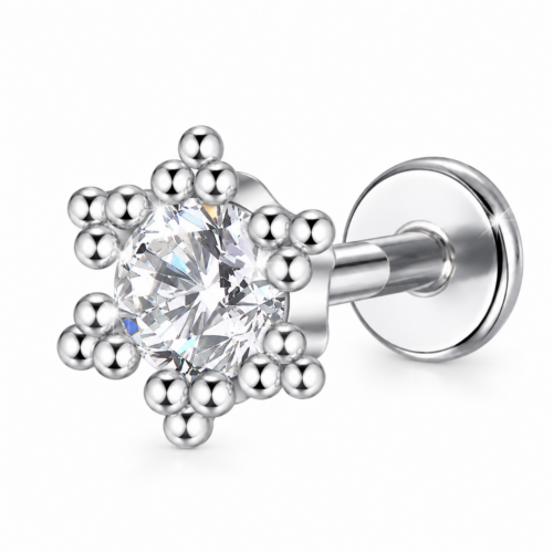 Floral Labret Flatback
